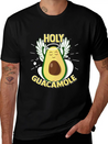 Avocado T Shirt Vegan Avocado Diet Pregnant Keto Breathable Soft Cotton T-Shirt – Timeless Casual Look