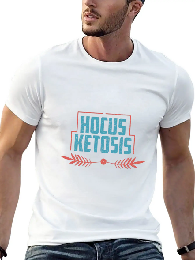 Hocus Ketosis - Keto Diet Breathable Soft Cotton T-Shirt – Timeless Casual Look