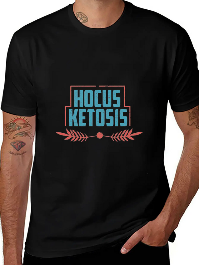 Hocus Ketosis - Keto Diet Breathable Soft Cotton T-Shirt – Timeless Casual Look