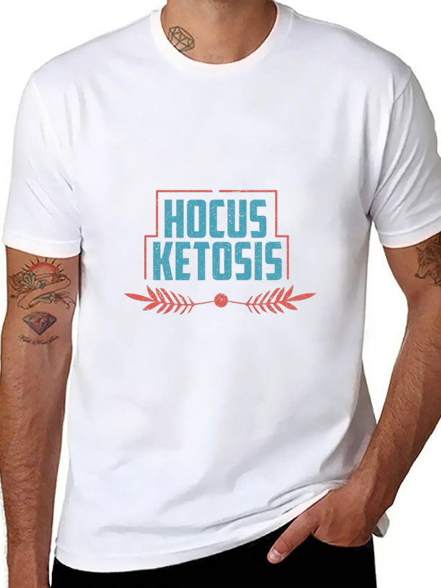 Hocus Ketosis - Keto Diet Breathable Soft Cotton T-Shirt – Timeless Casual Look