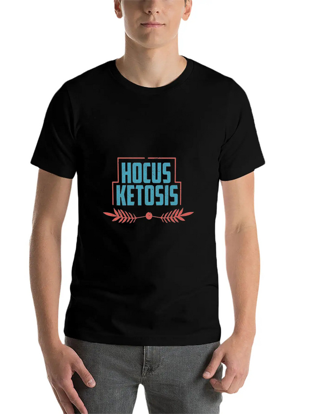 Hocus Ketosis - Keto Diet Breathable Soft Cotton T-Shirt – Timeless Casual Look