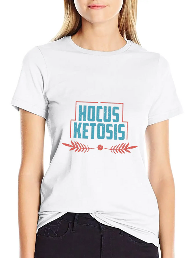 Hocus Ketosis - Keto Diet Breathable Soft Cotton T-Shirt – Timeless Casual Look