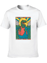 RAPTOR JESUS STAINED GLASS Breathable Soft Cotton T-Shirt – Timeless Casual Look