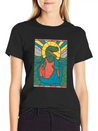 RAPTOR JESUS STAINED GLASS Breathable Soft Cotton T-Shirt – Timeless Casual Look