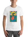 RAPTOR JESUS STAINED GLASS Breathable Soft Cotton T-Shirt – Timeless Casual Look