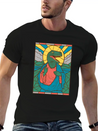 RAPTOR JESUS STAINED GLASS Breathable Soft Cotton T-Shirt – Timeless Casual Look