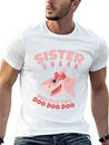 Sister Shark Doo Doo Song Sharks Shark Gift Classic Fit Graphic Tee For Daily Comfort – Unisex Cotton Shirt