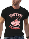 Sister Shark Doo Doo Song Sharks Shark Gift Classic Fit Graphic Tee For Daily Comfort – Unisex Cotton Shirt